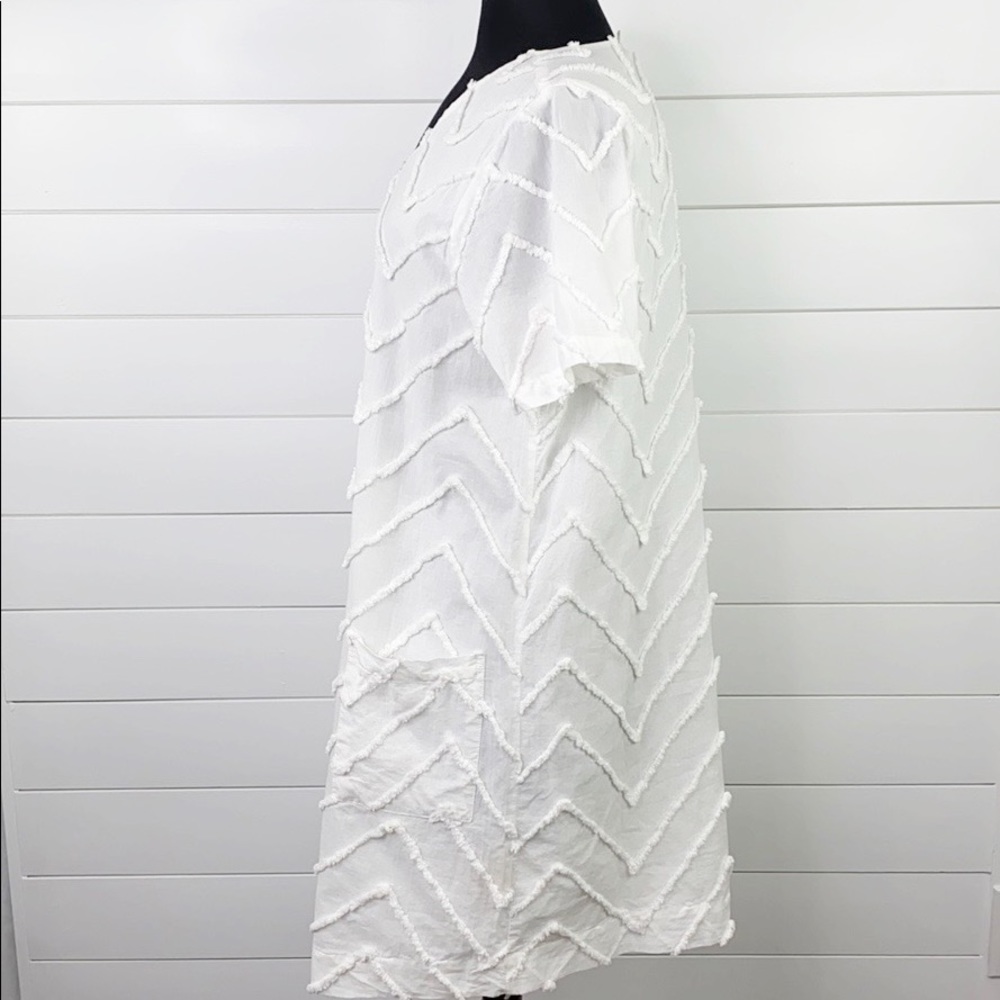 SOLD ANTHROPOLOGIE Marcelle Textured Shift Dress - Picture 4 of 14